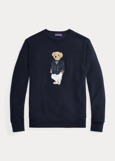 Sudaderas Ralph Lauren Hombre Azul Marino - Polo Bear Fleece - XOBZR0183